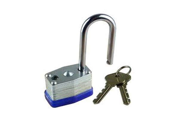 Blue padlock