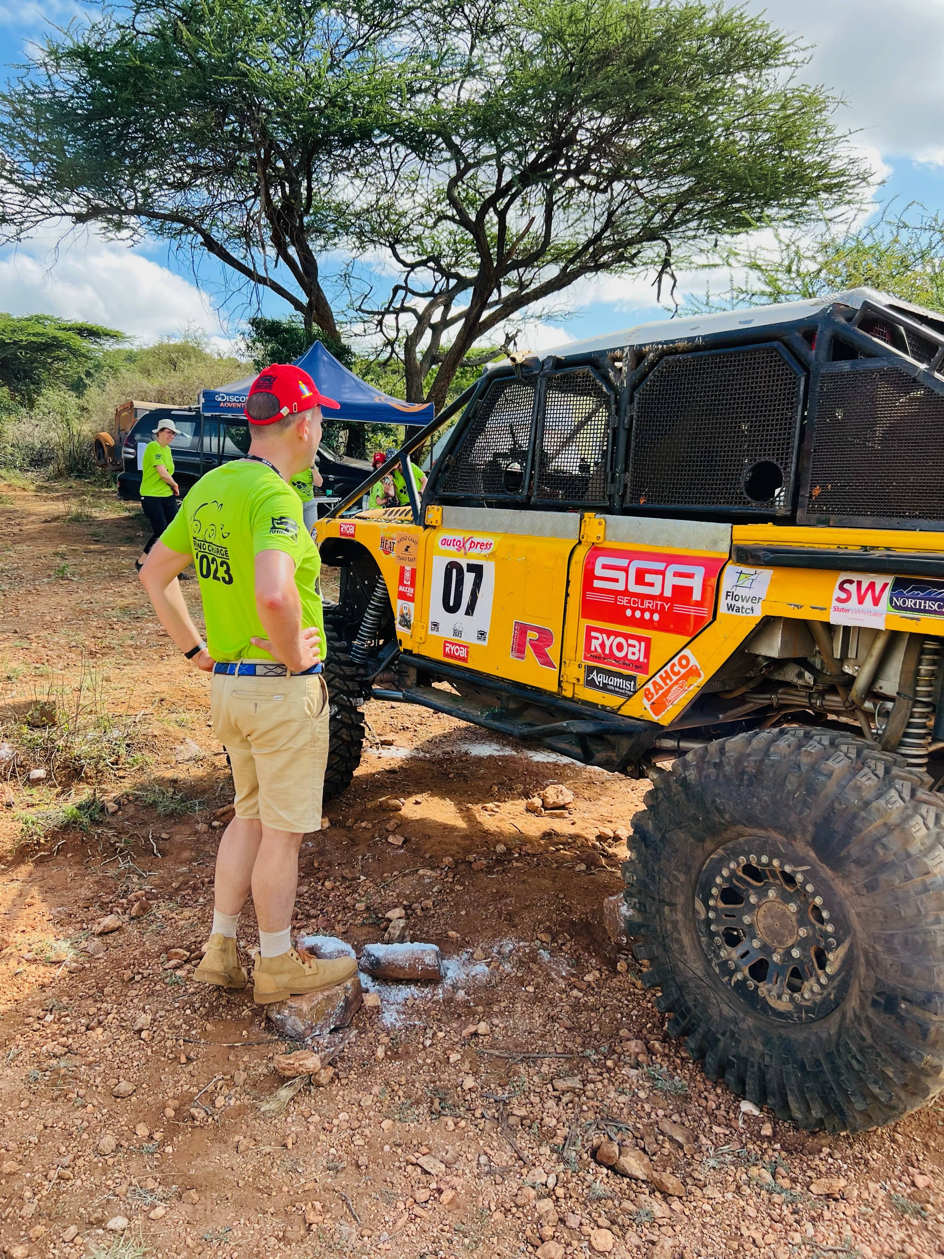 SGA Security CEO and Chairman Jules Delahaije expressed his enthusiasm to be part of the sponsors for this rhino charge event in kenya