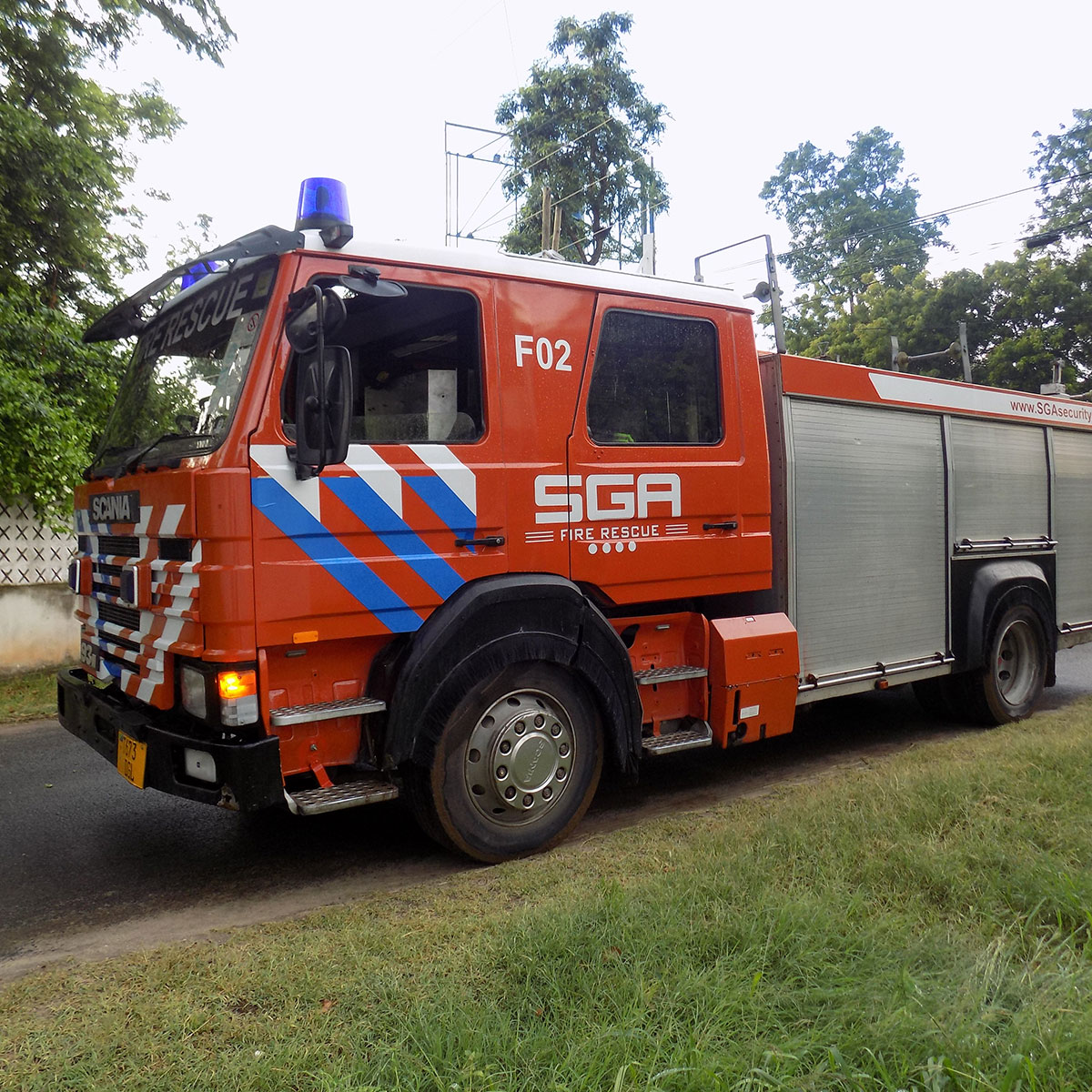 SGA fire truck