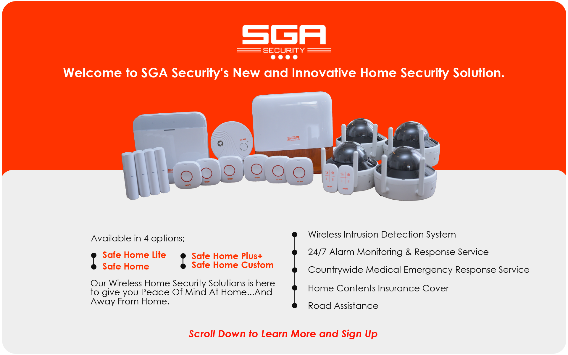 SGA Home Security Solution